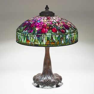 Tiffany Studios, Tulip Table Lamp, circa 1906